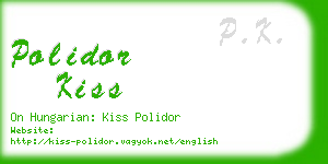 polidor kiss business card